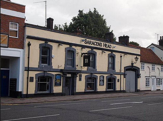 Saracens Head Hotel, High Street south, Dunstable, Bedfordshire