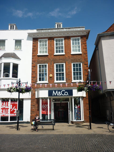 Formerly the Queens Hotel, Market Place, Abingdon - in 2012