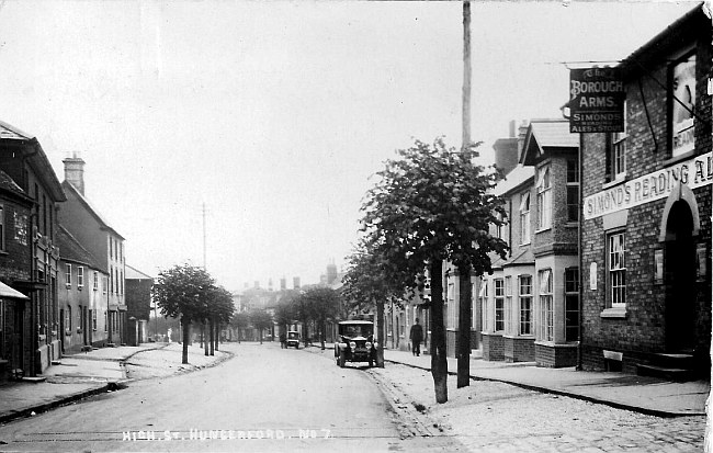 Borough Arms, High Street, Hungerford, Berkshire - in 1920