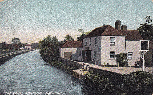 Dundas Arms, Canal, Kintbury, Hungerford, Berkshire - in 1907