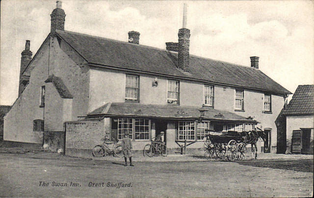 Swan Inn, Great Shefford - circa 1910