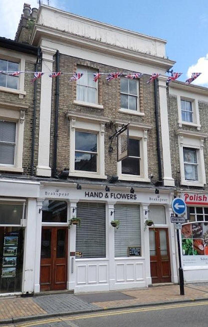 Hand & Flowers, 17 Queen Street, Maidenhead - in June 2012