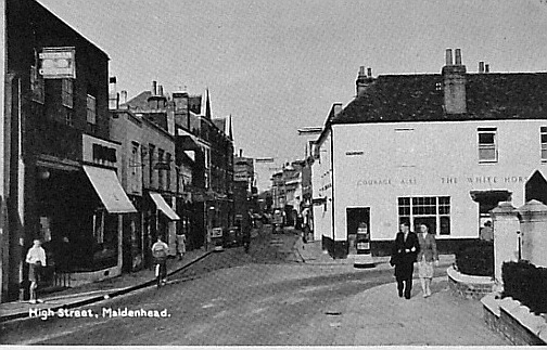 White Horse, King Street, Maidenhead - in 1955