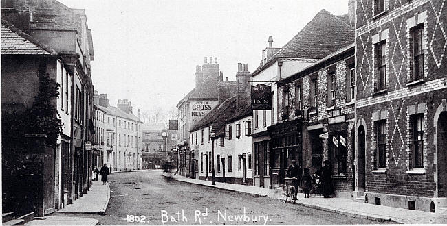 Cross Keys, Bath Road, Newbury - in 1906