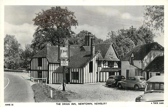 Swan Inn, New Town, Newbury, Berkshire - circa 1950