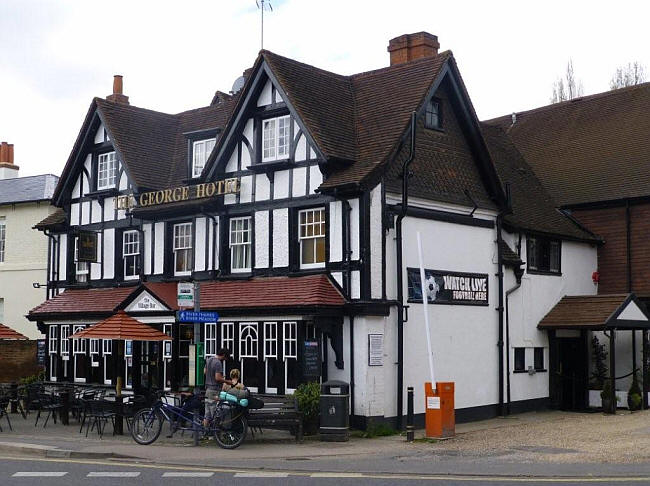 George Hotel, The Square, Pangbourne - in May 2013