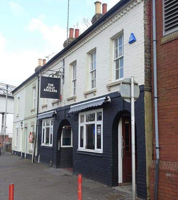 Jolly Anglers, 314 Kennet Side, Reading, Berkshire - in March 2016