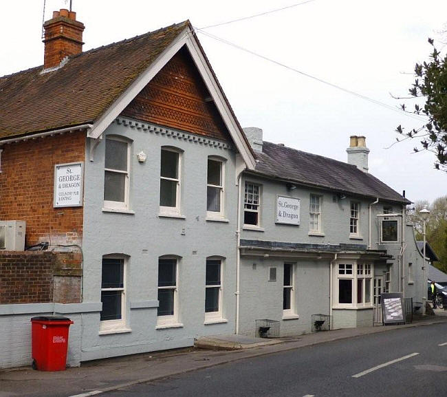 St. George & Dragon Hotel, High Street, Wargrave - in April 2013