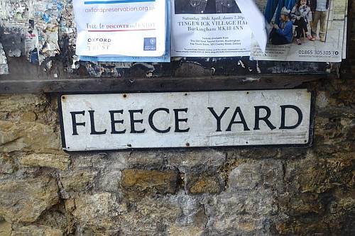 Fleece Yard, Butchers Row, Buckingham - in September 2016