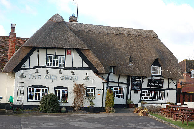 Old Swan, Cheddington - in March 2012