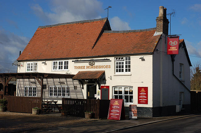 Three Horseshoes, Cheddington - in March 2012