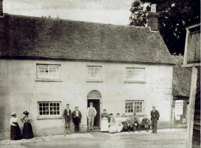 Seven Stars, Cuddington, Aylesbury, Buckinghamshire, landlord is David Webb circa 1900