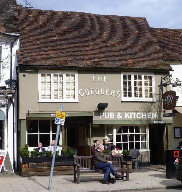 Chequers, High Street, Marlow - in April 2013