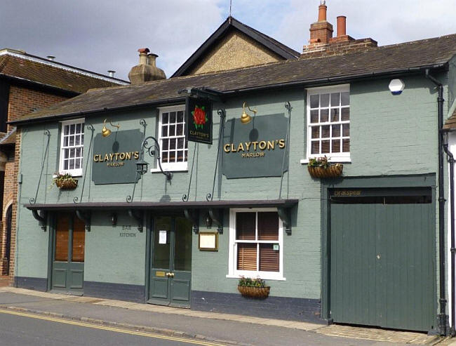 Clayton Arms, Quoiting Square, Marlow - in April 2013