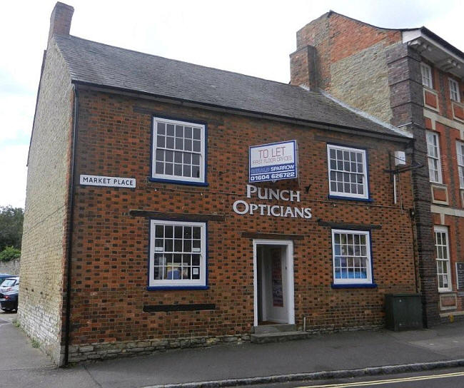 New Cock, 27 & 28 Market Square, Olney, Buckinghamshire - in July 2011