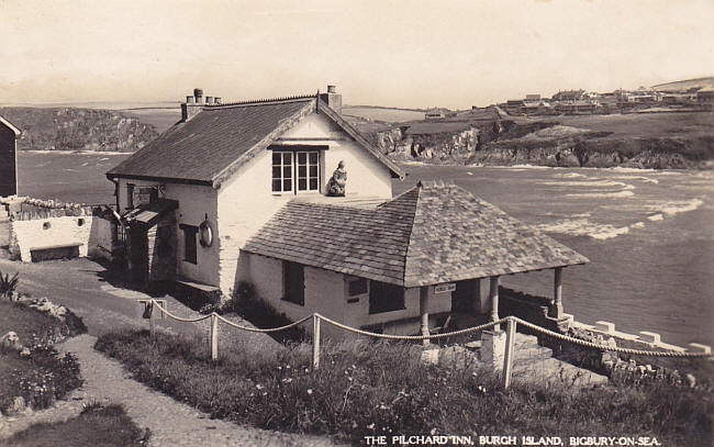 Pilchard Inn, Burgh Island, Bigbury - circa post WWII