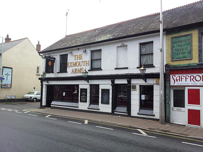 Exmouth Arms, Exeter Road, Exmouth - in June 2014