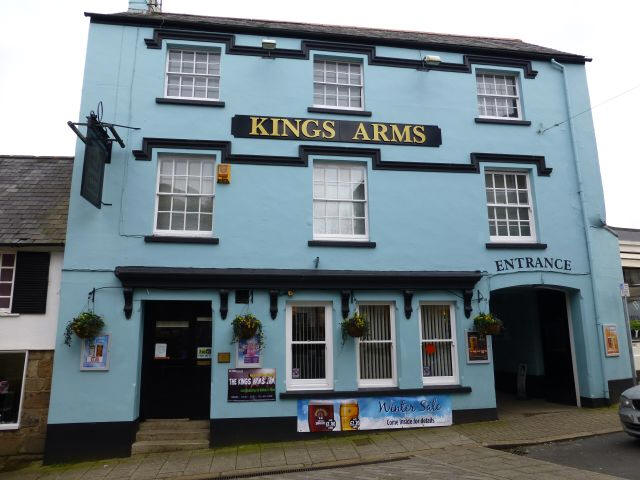 Kings Arms, James Street, Okehampton - in March 2014
