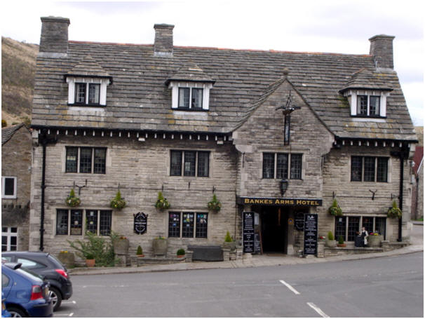 Bankes Arms, East Street, Corfe Castle, Dorset - in February 2009