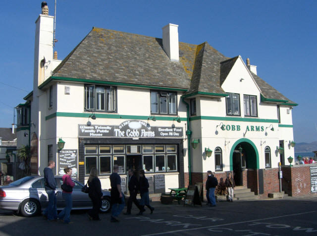 Cobb Arms, Lyme Regis, Dorset - in February 2009
