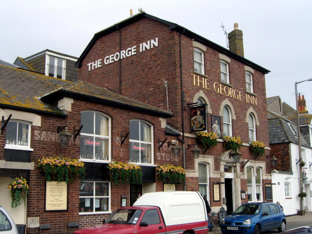 George Inn, Custom House Quay, Weymouth - in February 2009