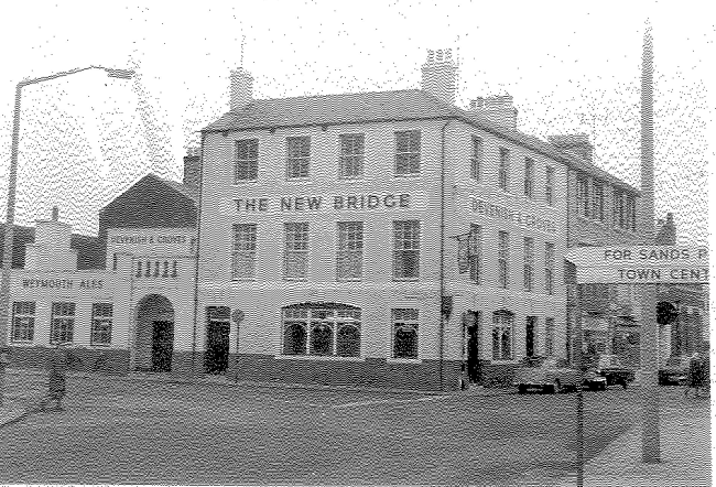 New Bridge Hotel, Weymouth - A Devenish pub, circa 1960