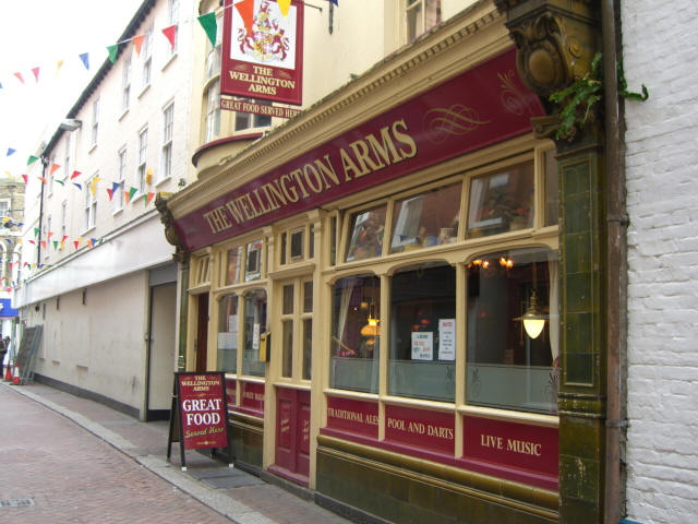 Wellington Arms, 13 St Alban Street, Weymouth - in February 2009
