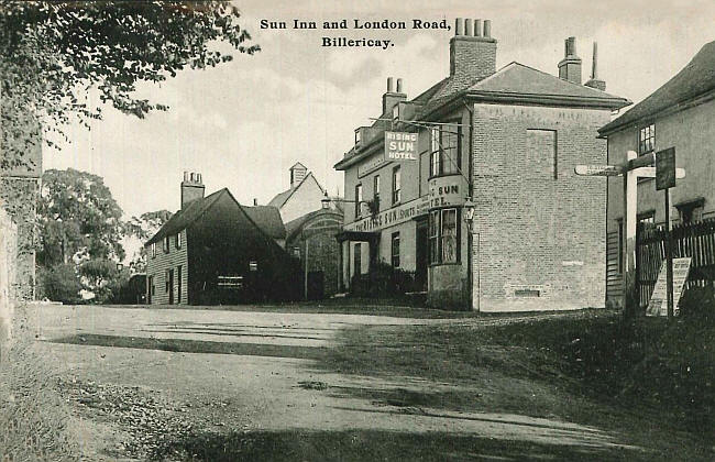 Sun Inn and London Road, Billericay