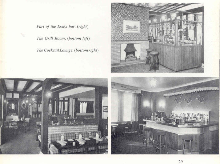 The Horns Hotel, Braintree interior around about 1963