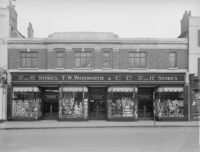 F W Woolworth, High Street - in 1930 
