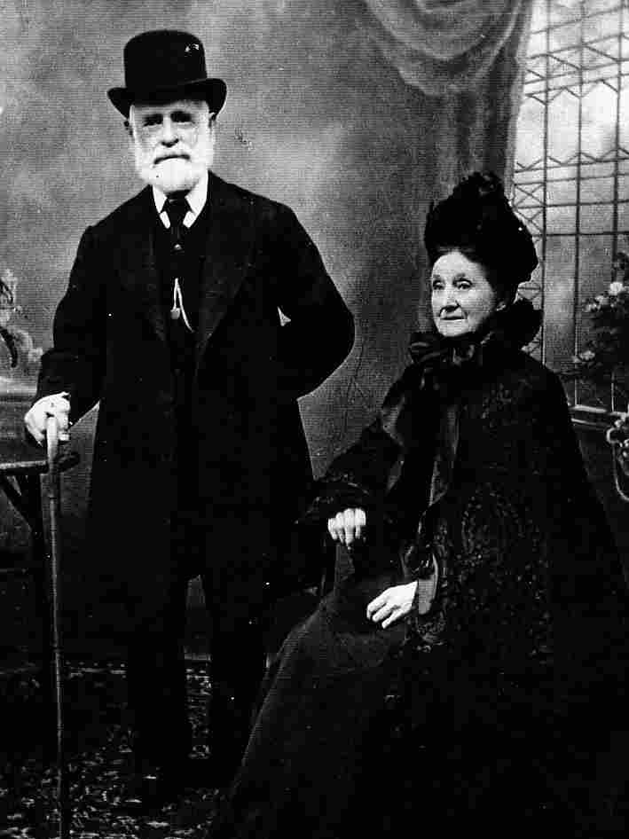 Philemon and Mary Lodge circa 1870