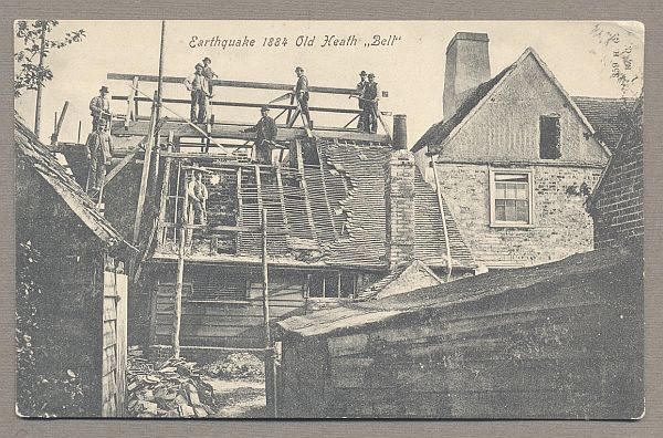 Bell, Old Heath, after the earthquake in 1884