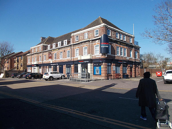 Railway, Dagenham East - in February 2019 (now a Tescos Express)