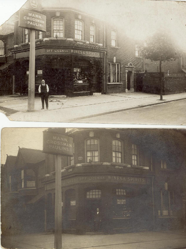 Coronation Stores (Off licence), 4 Henniker Road, circa 1930