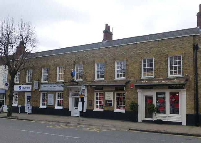 Cock, High Street, Epping - in February 2014