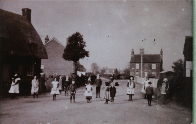 Little Totham - the square showing the White Hart