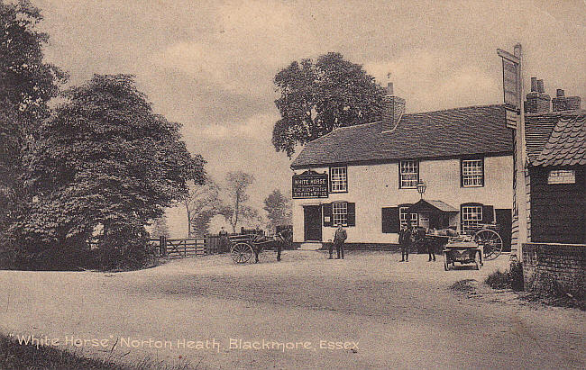 White Horse, Norton Heath, Blackmore - circa 1910 - 1915