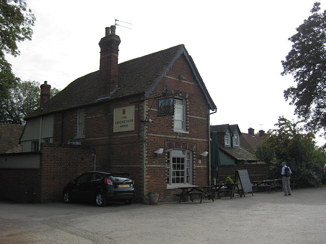 Cricketers Arms, Rickling - in September 2014