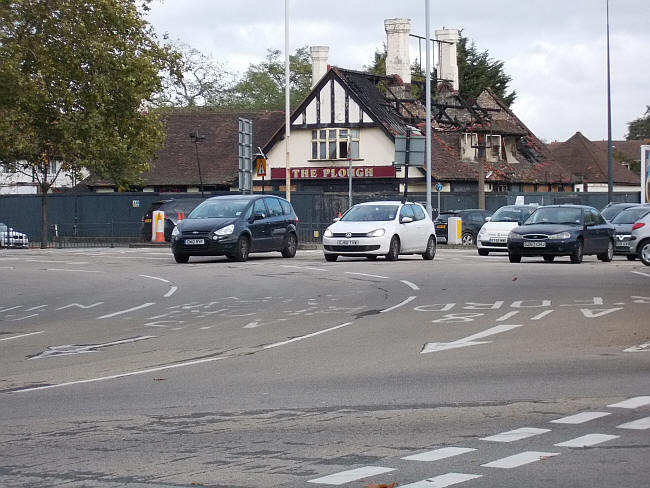 The Plough, Gallows Corner, Romford - in October 2014