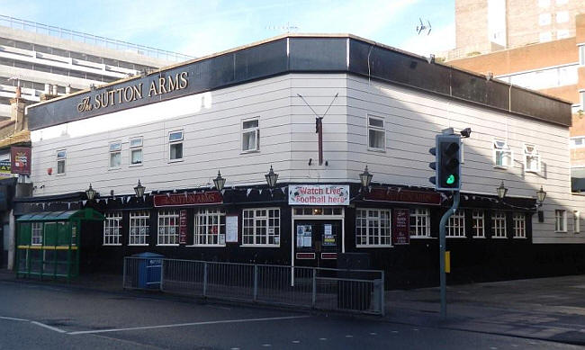 Sutton Arms, 79 Southchurch Road, Southend - in December 2012