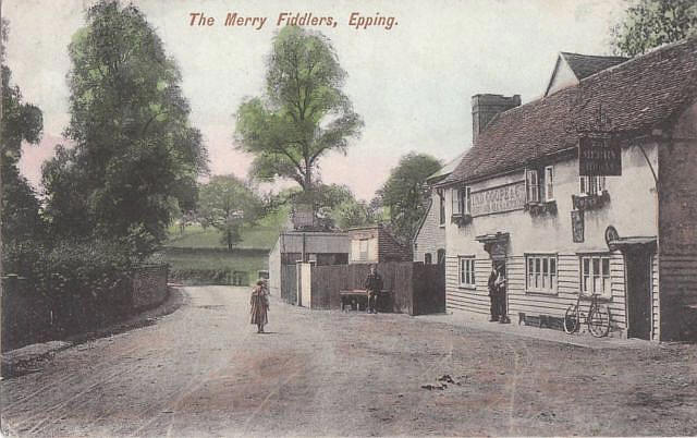 Merry Fiddlers, Theydon Garnon, Epping, as above and in colour