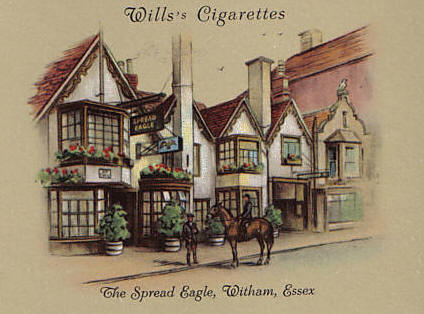 Spread Eagle, Witham on a Wills cigarette card