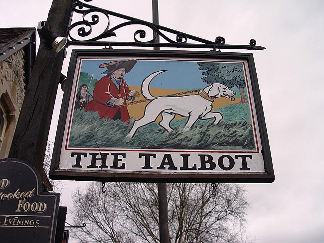 Talbot sign, 14 Victoria Road, Cirencester - in 2013