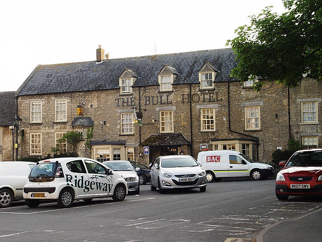 Bull Hotel, Market Place, Fairford - in may 2013
