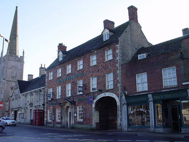 New Inn, Market Place, Lechlade - in January 2014