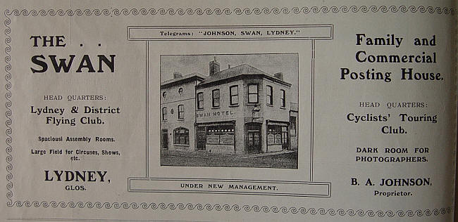 Swan, Lydney - 1907 advertisement