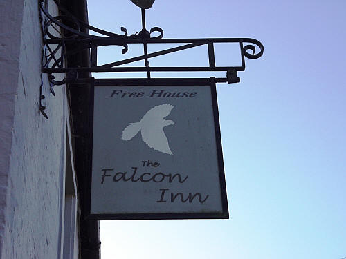 Falcon Inn sign