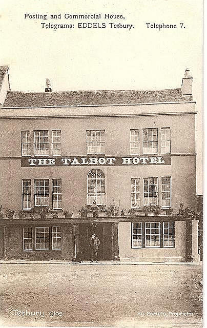 Talbot Hotel, Tetbury - circa 1915 (proprietor Hy Eddels)