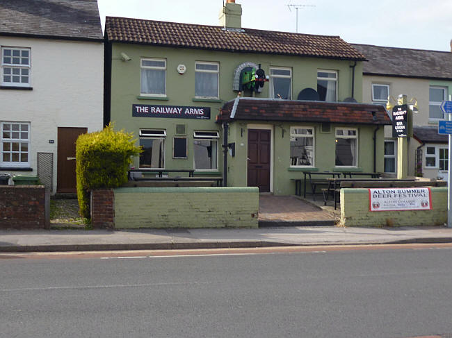 Railway Arms, 26 Anstey Road, Alton - in May 2014