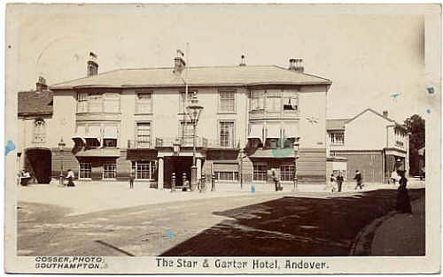 Star & Garter Hotel, Andover, Hampshire - in 1908